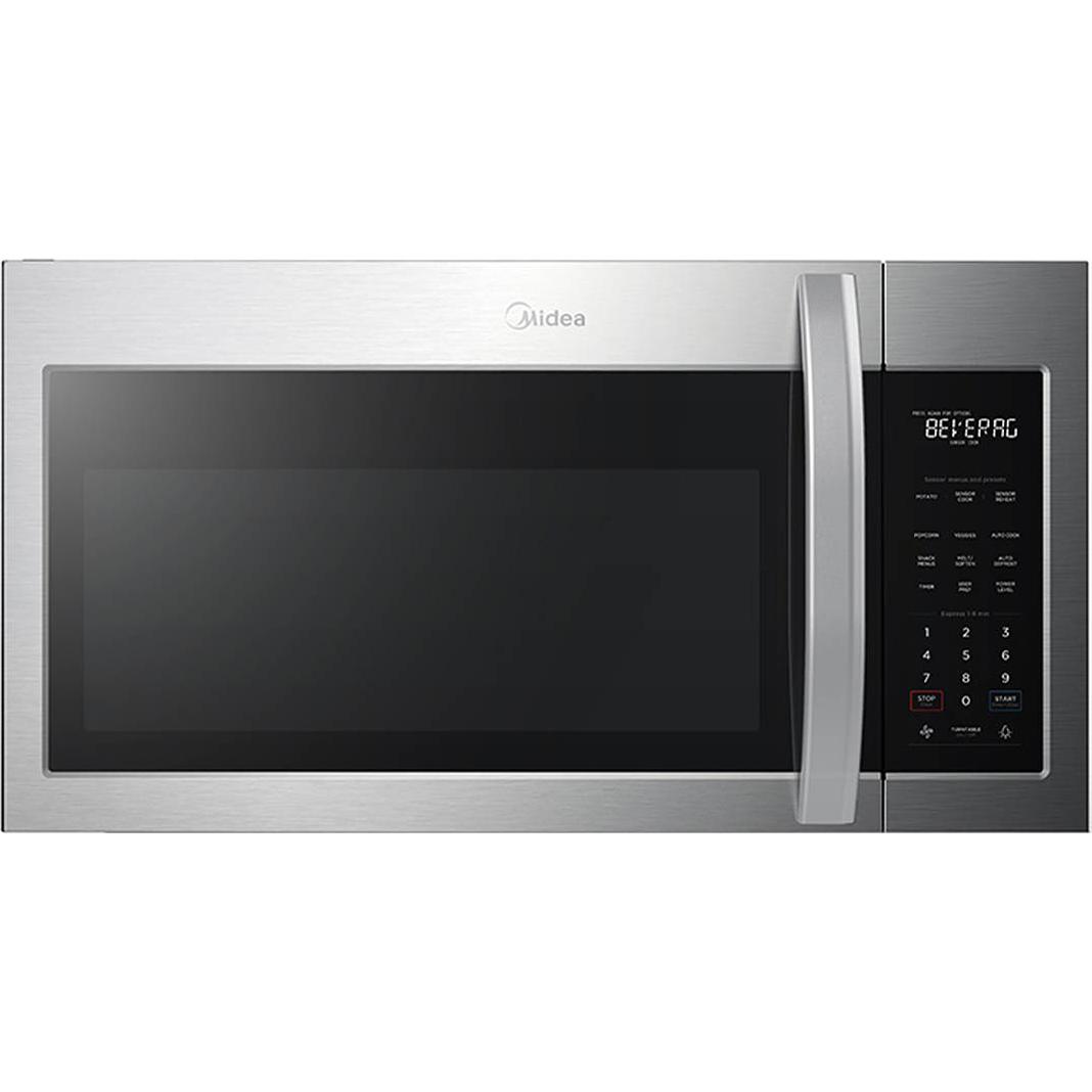 Midea 30-inch, 1.7 cu. ft. Over-the-Range Microwave Oven with LED Lighting MMO17S12ASTC IMAGE 1