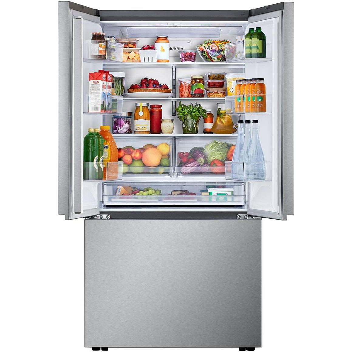 LG 36-inch, 25 cu. ft Counter-Depth French 3-Door Refrigerator with Ice Maker and Water Dispenser LF25Z6211S IMAGE 2