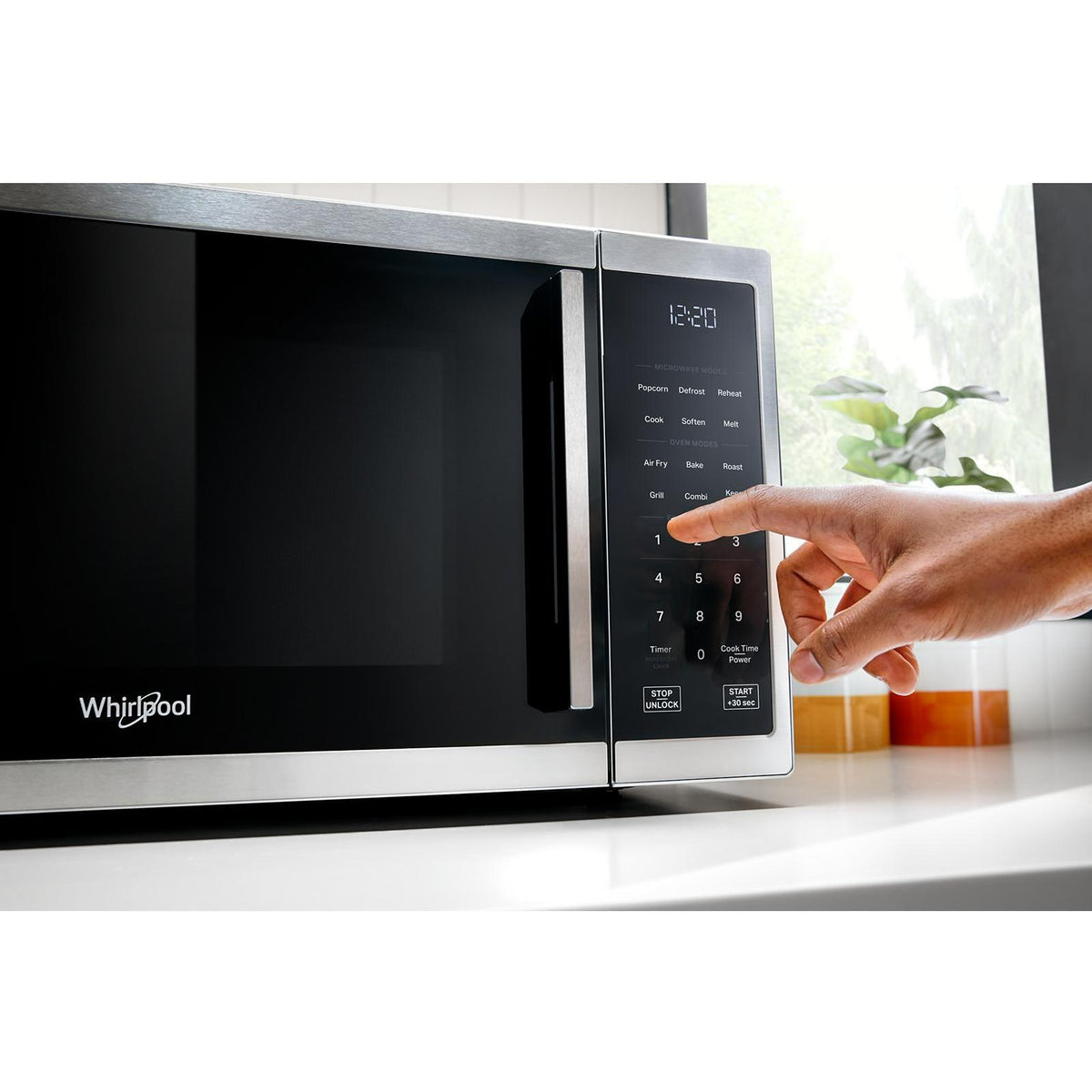 Whirlpool 1.0 cu. ft. All-In-One Multifunctional Countertop Microwave WMCS5522RS IMAGE 8