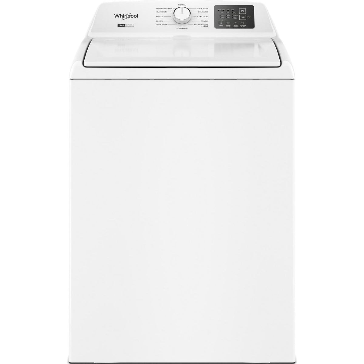 Whirlpool 4.8 Cu. Ft. Top Load Washer with 2-in-1 Removable Agitator WTW4107SW IMAGE 1