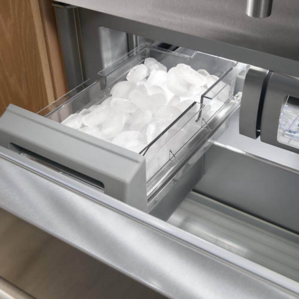 KitchenAid 36-inch, 20.8 cu. ft. Built-in French 3-Door Refrigerator KBFN536SBE IMAGE 13