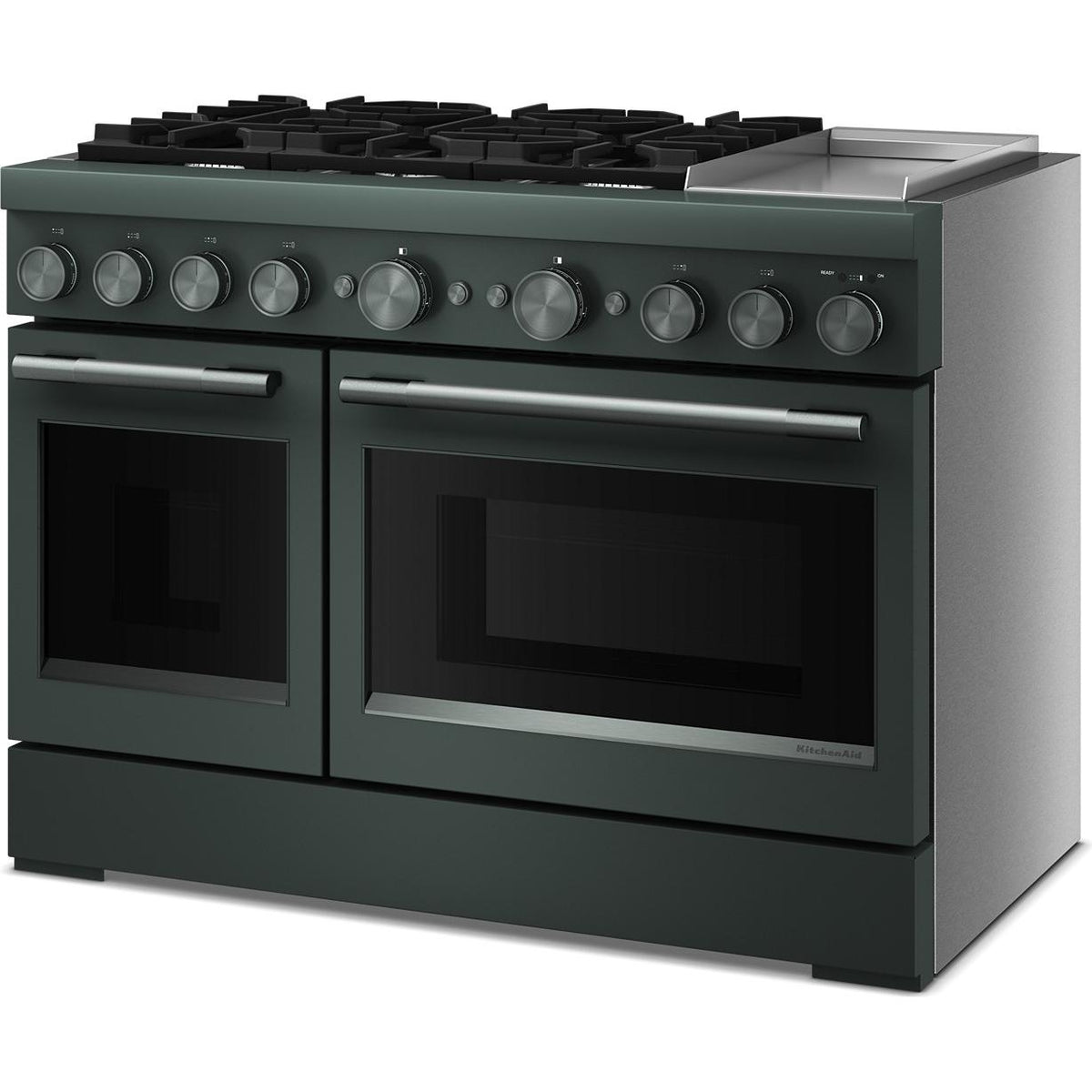 KitchenAid 48-inch Freestanding Commercial-Style Dual-Fuel Range with Griddle KFDD948SJP IMAGE 3