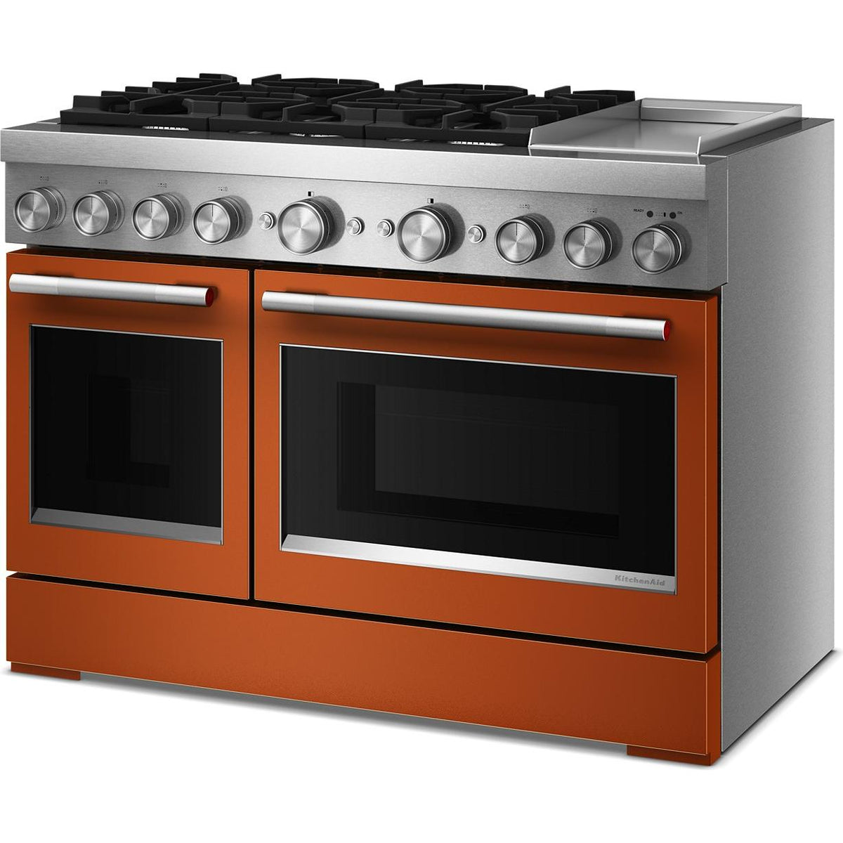 KitchenAid 48-inch Freestanding Commercial-Style Dual-Fuel Range with Griddle KFDD948SSC IMAGE 4