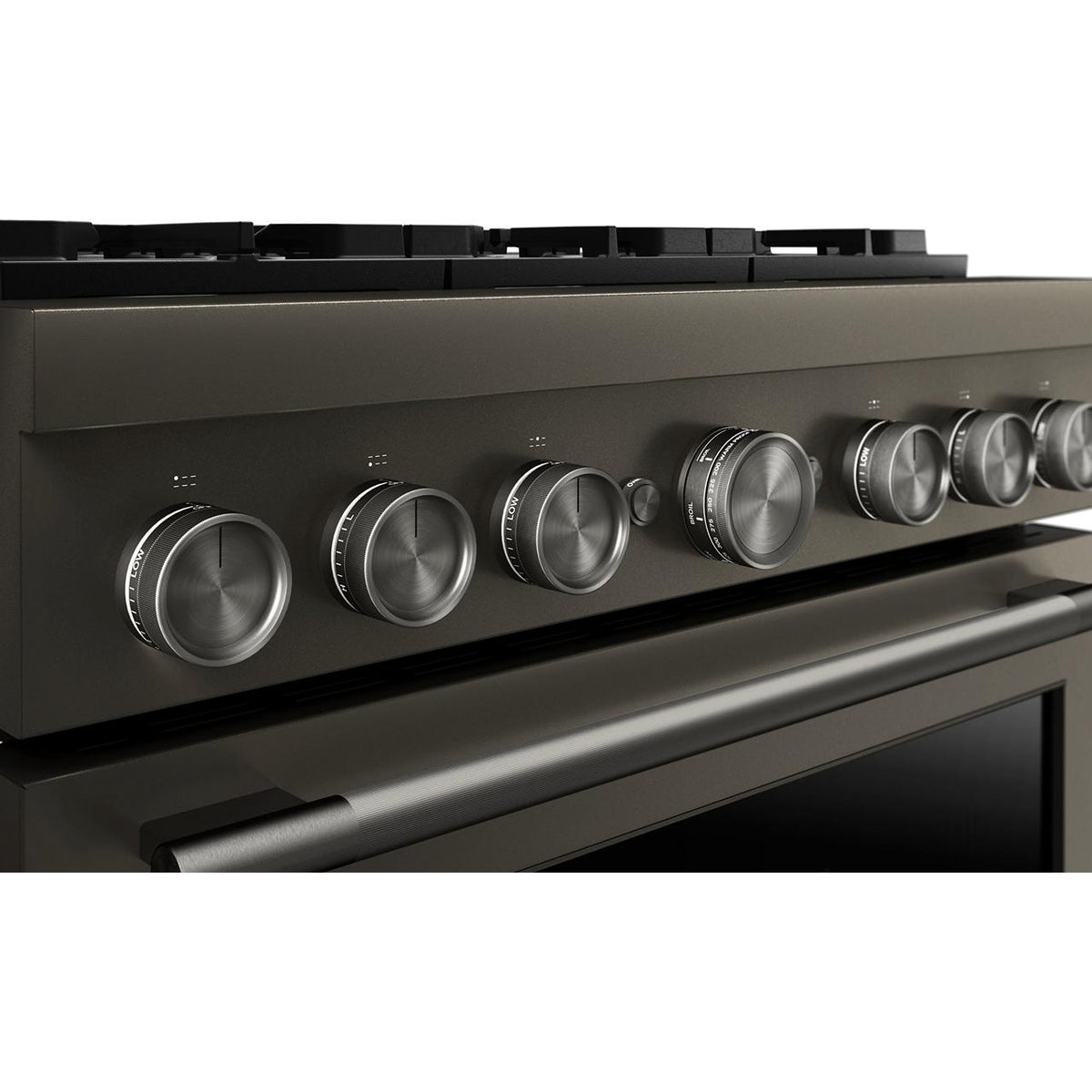 KitchenAid 36-inch, 5.1 cu. ft. Freestanding Commercial-Style Dual-Fuel Range with Even-Heat™ True Convection KFDS936SBE IMAGE 8