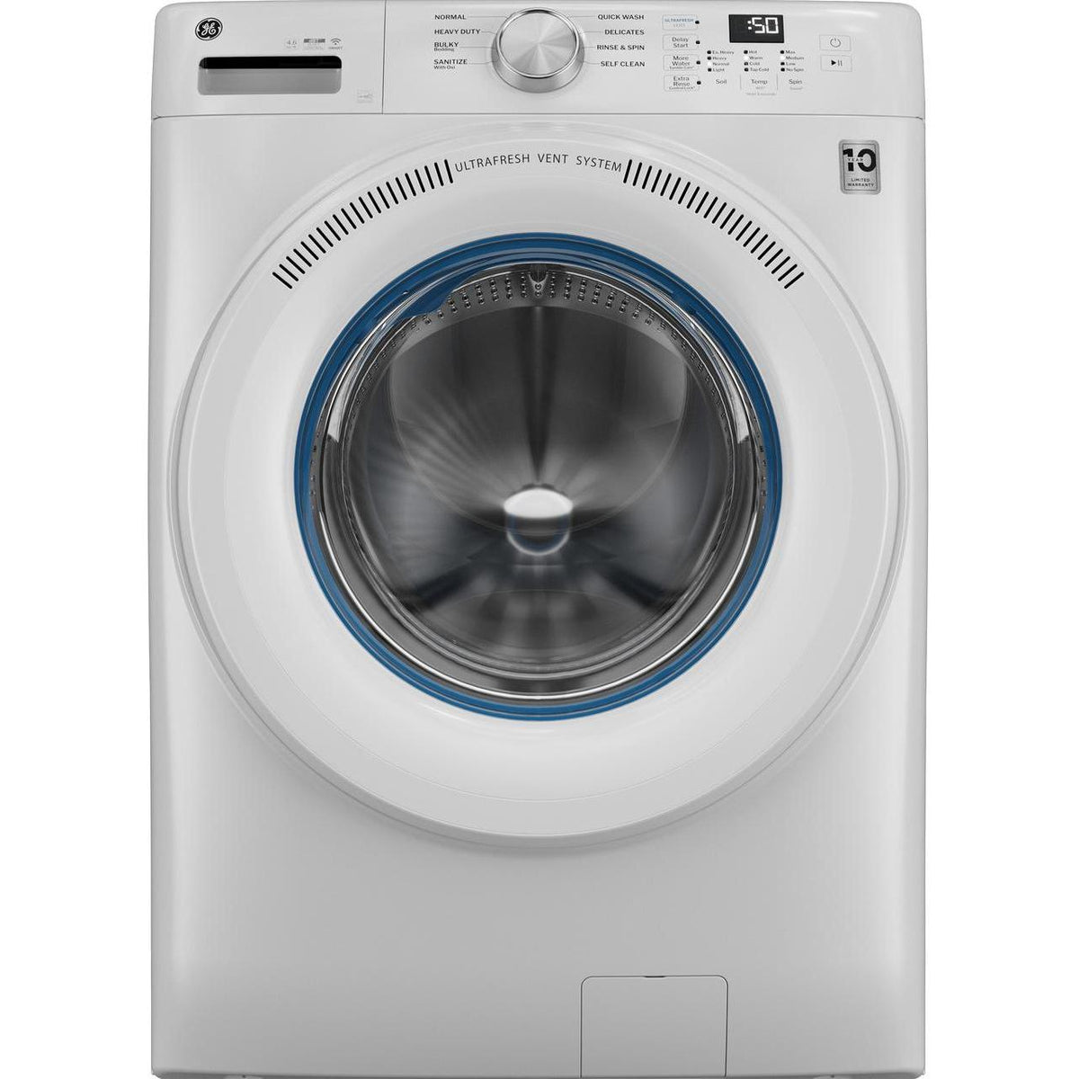 GE Smart Front Load Washer with UltraFresh Vent System with OdorBlock™ GFW350SSYWW IMAGE 1