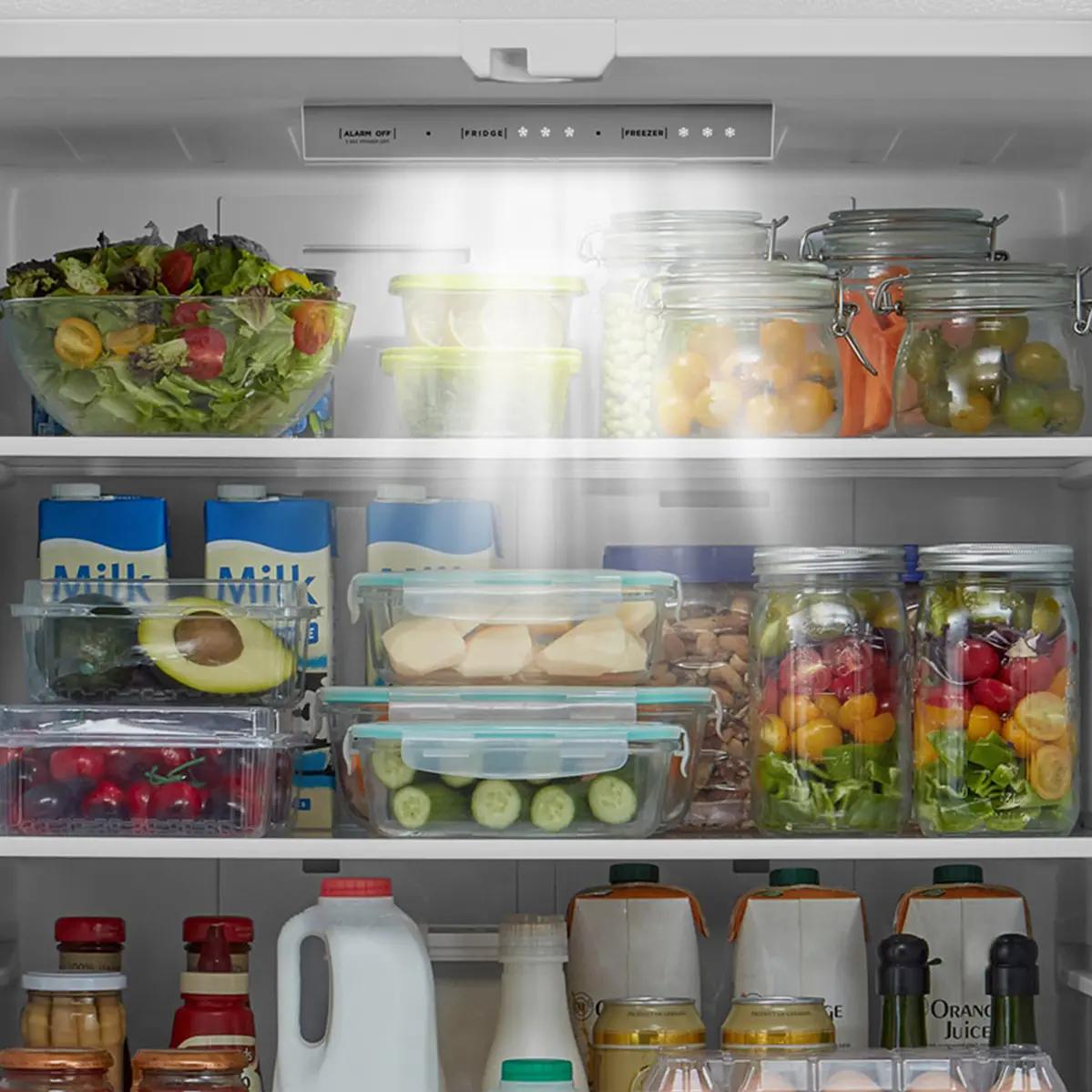Midea 18.4 cu. ft. French 3-Door Refrigerator MRF18B4AWW IMAGE 6