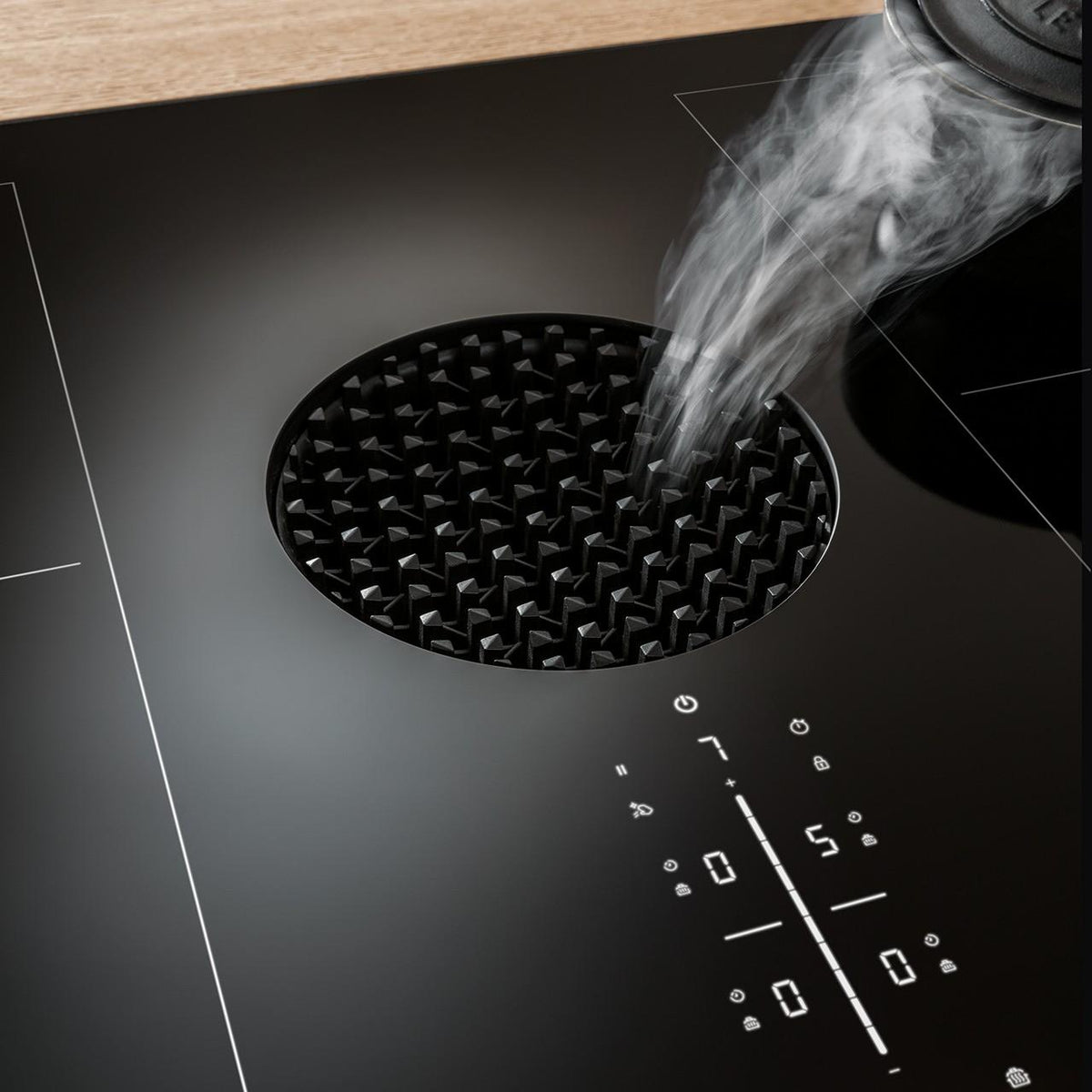 JennAir 30-inch Built-in Induction Cooktop with Downdraft Ventilation JIDT730SBL IMAGE 8