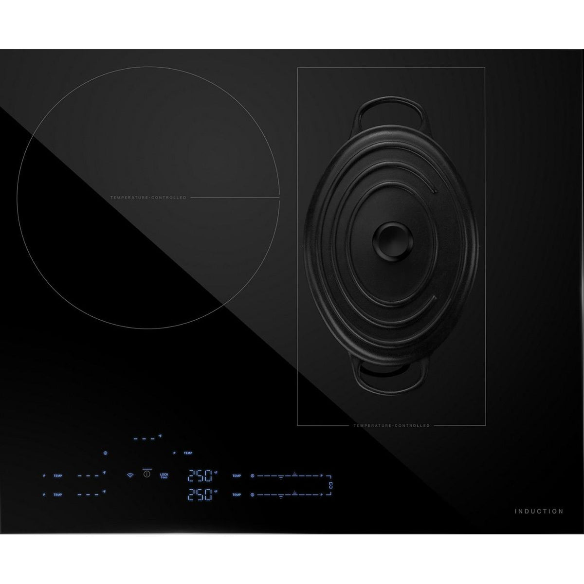 JennAir 36-inch Built-in Induction Cooktop JICT736SB IMAGE 5