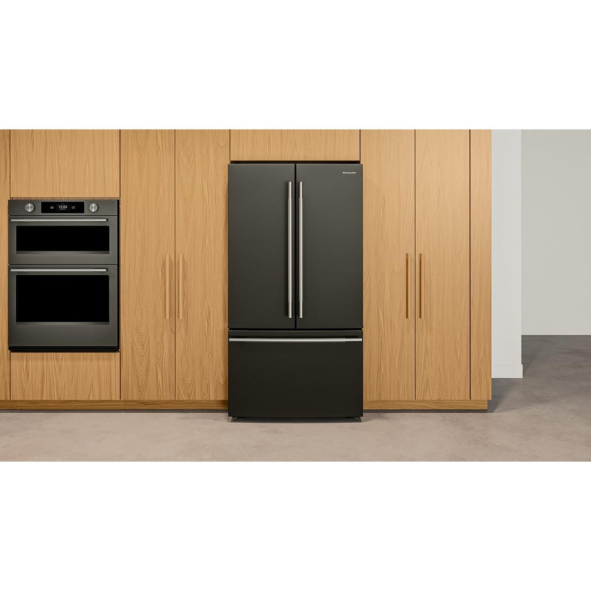 KitchenAid 36-inch, 24 cu. ft. Counter-Dept French 3-Door Refrigerator with Internal Water Dispenser and Ice Maker KRFC236SBE IMAGE 8