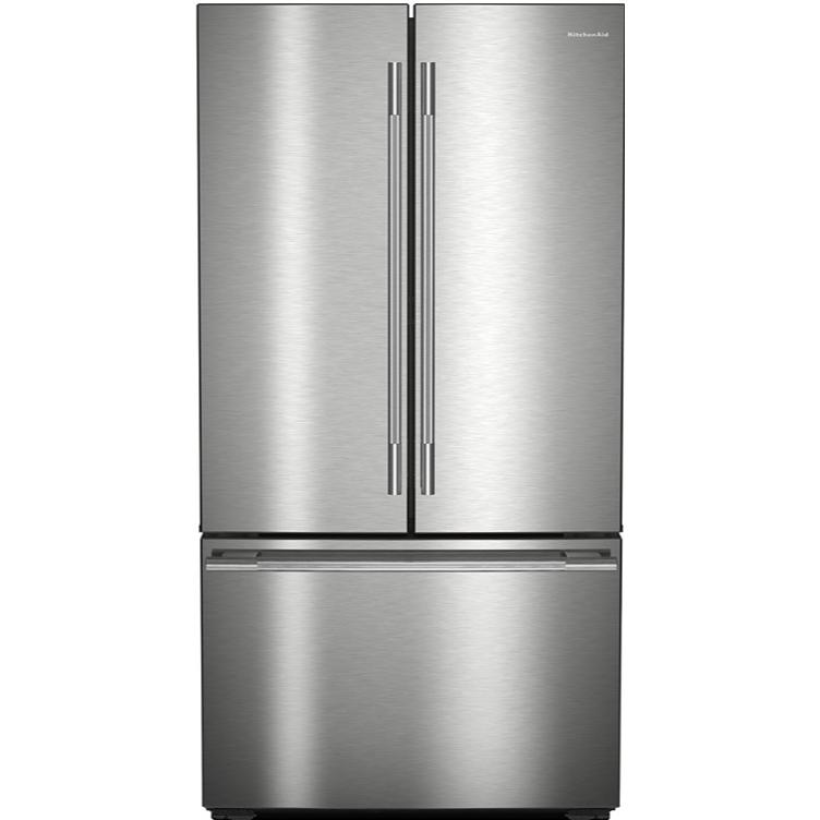 KitchenAid 36-inch, 24 cu. ft. Counter-Dept French 3-Door Refrigerator with Internal Water Dispenser and Ice Maker KRFC236SPS IMAGE 1