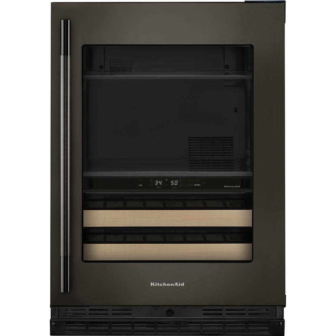 KitchenAid 4.89 cu. ft. Undercounter Beverage Center with Two Zones KUBR524SBE IMAGE 1