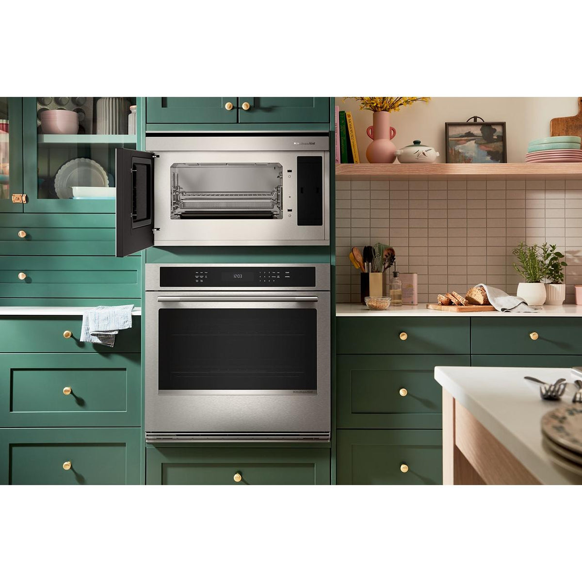 KitchenAid 30-inch, 1.1 cu. ft. Built-in Microwave Oven with Air Fry Mode YKMBT730SPS IMAGE 12