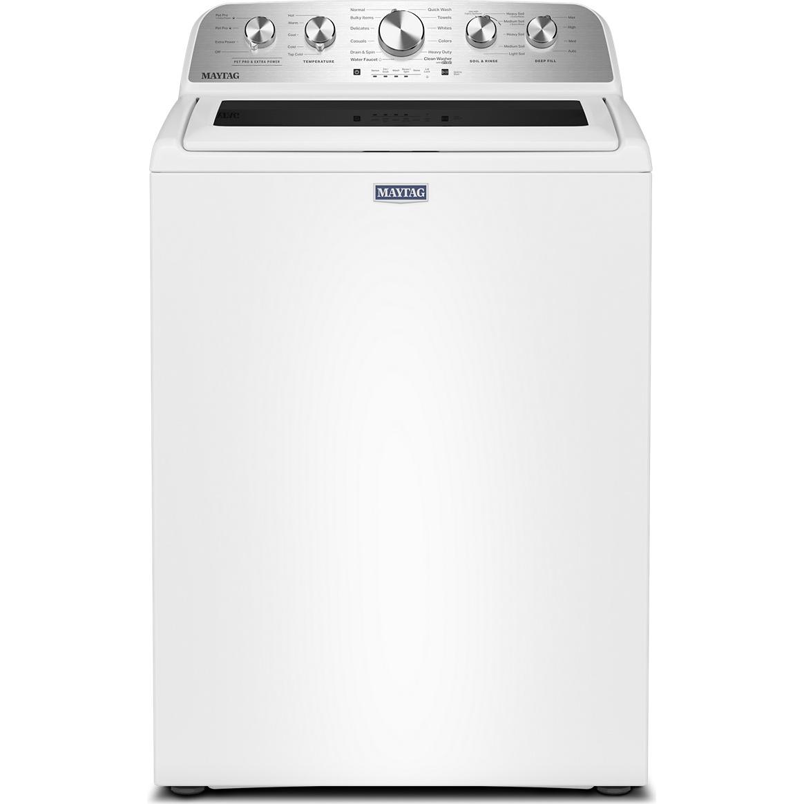 Maytag 5.4 cu. ft. Top Loading Washer with Pet Pro Option MTW5605RW IMAGE 1