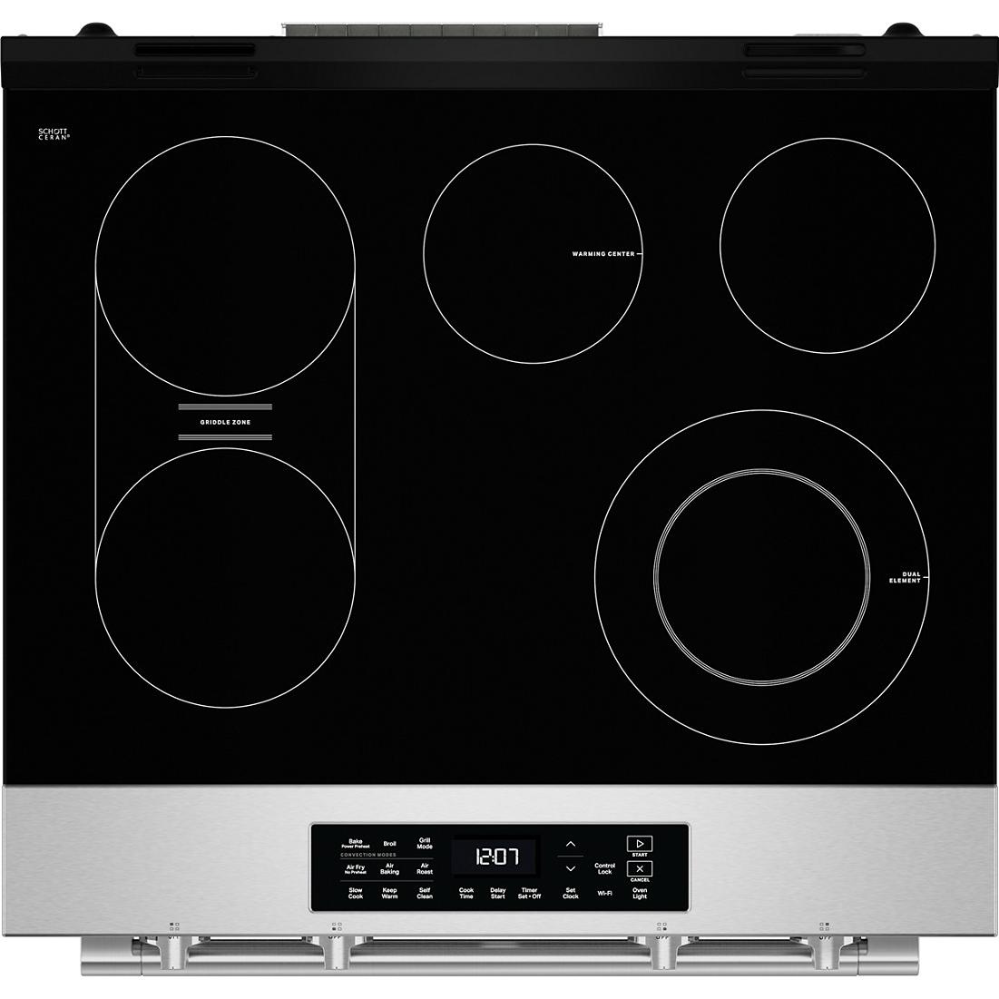 Maytag 30-inch Slide-in Electric Range with Grill Mode YMSES7030SZ IMAGE 4