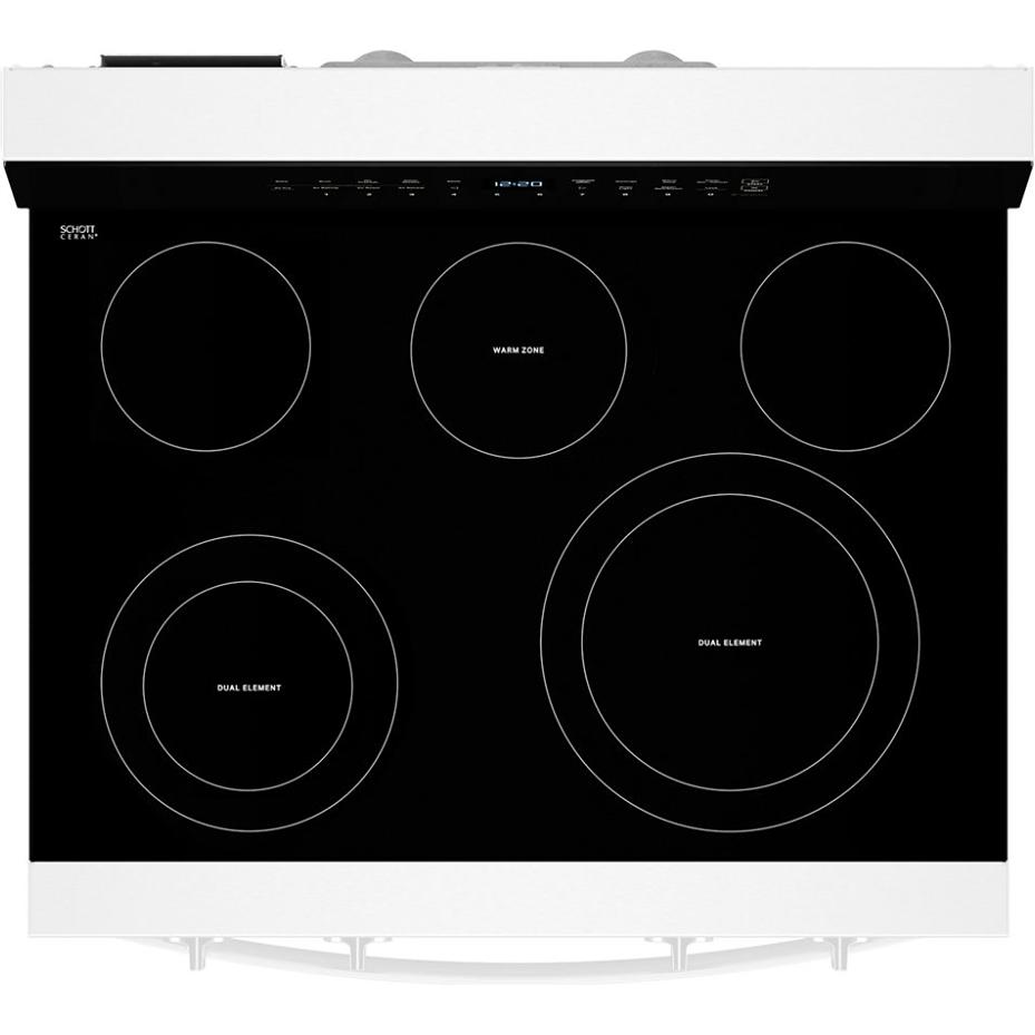 Whirlpool 30-inch Freestanding Electric Range with Air Cooking Technology YWFES7030SW IMAGE 11