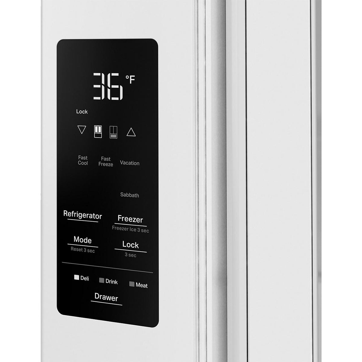 Whirlpool 36-inch French 4-Door Refrigerator WRMF3336SW IMAGE 5