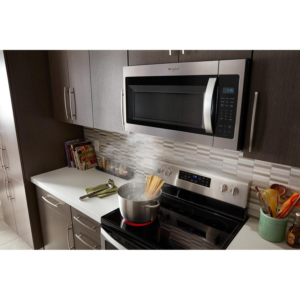 Whirlpool 30-inch, 1.9 cu. ft. Over-the-Range Microwave Oven YWMMS3230SZ IMAGE 6