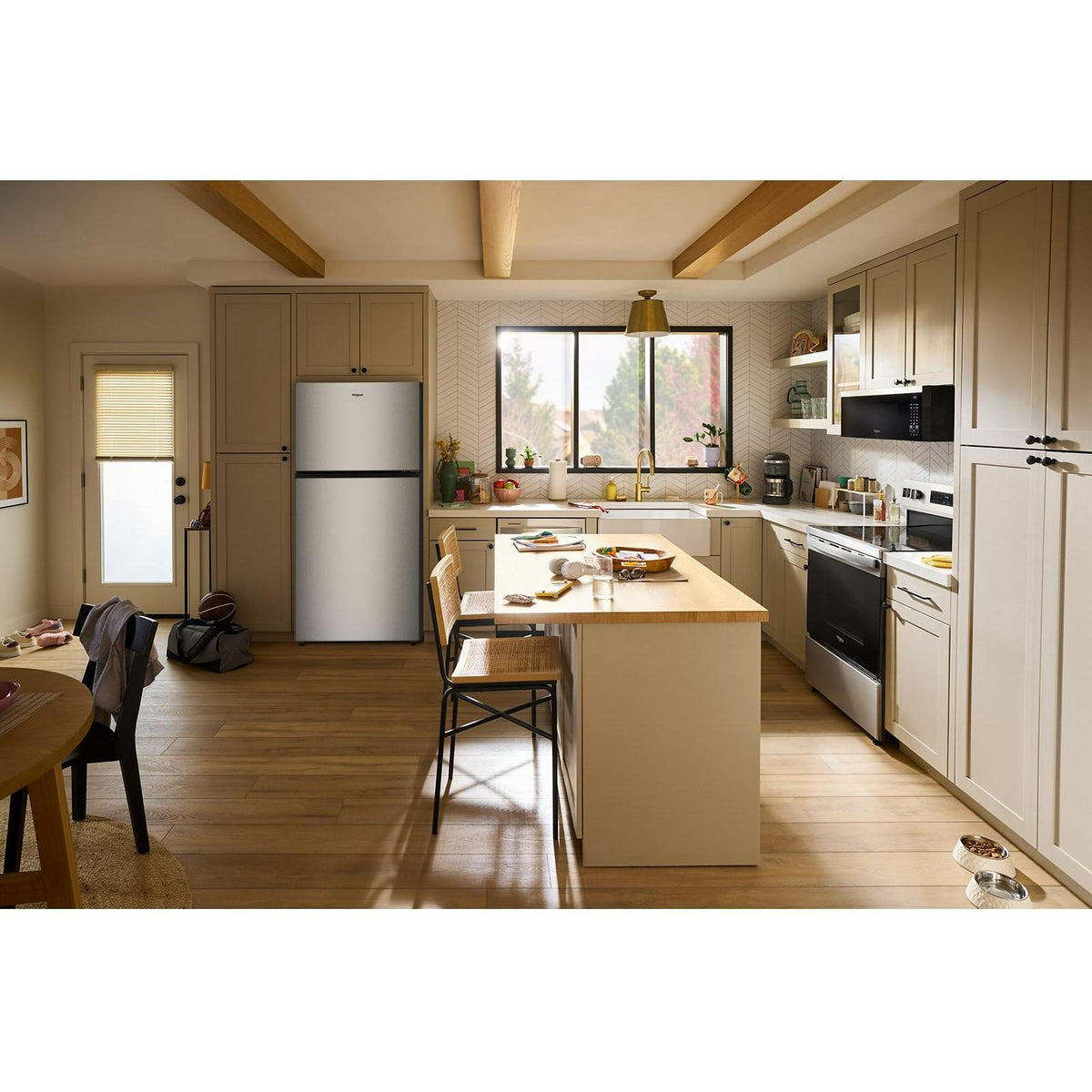 Whirlpool 29.5-inch, 19 Cu. Ft. Top Freezer Refrigerator with Total Coverage Cooling WRTX5419SZ IMAGE 19
