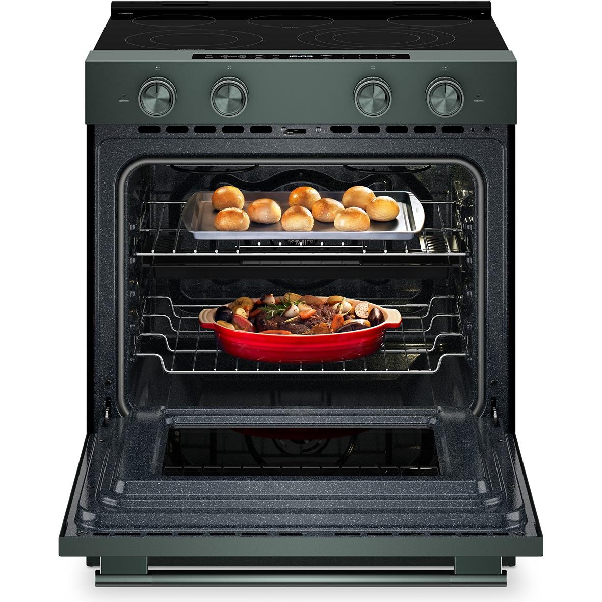 KitchenAid 30-inch Slide-in Electric Range with Convection Cooking Modes YKSES530SJP IMAGE 2