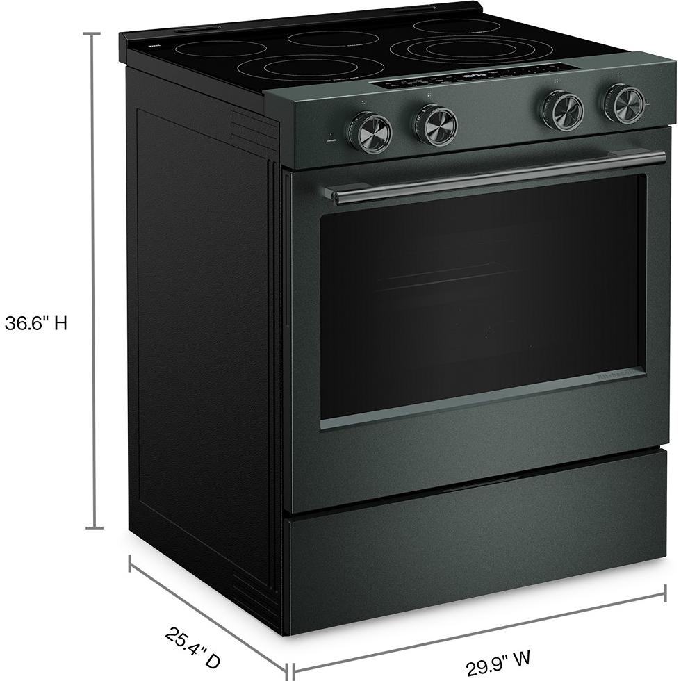 KitchenAid 30-inch Slide-in Electric Range with Convection Cooking Modes YKSES530SJP IMAGE 9