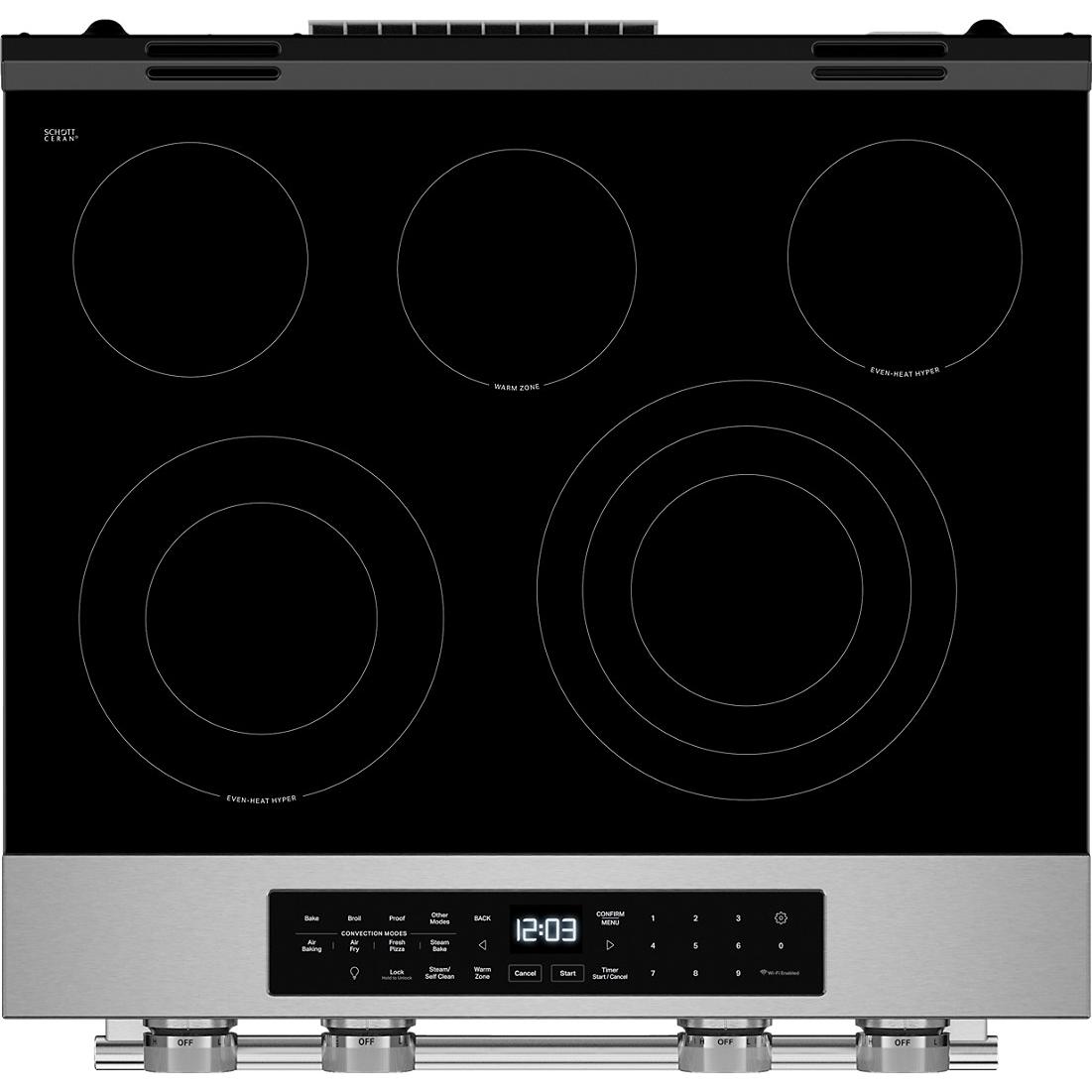 KitchenAid 30-inch Slide-in Electric Range with Convection Cooking Modes YKSES530SPS IMAGE 7