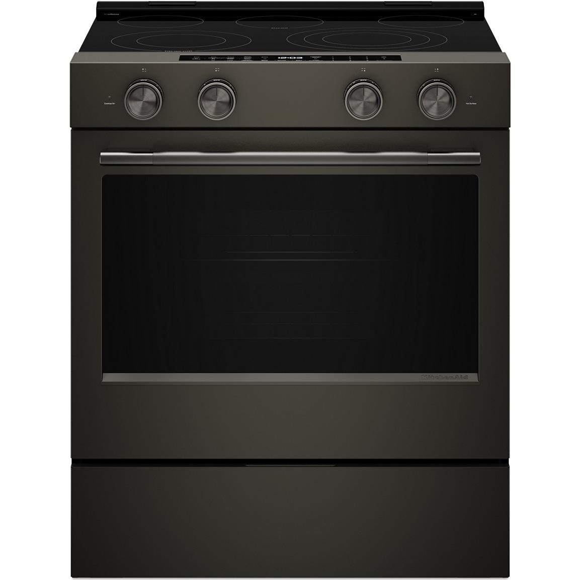 KitchenAid 30-inch Slide-in Electric Range with Convection Cooking Modes YKSES530SBE IMAGE 1