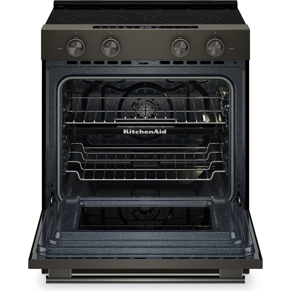 KitchenAid 30-inch Slide-in Electric Range with Convection Cooking Modes YKSES530SBE IMAGE 3