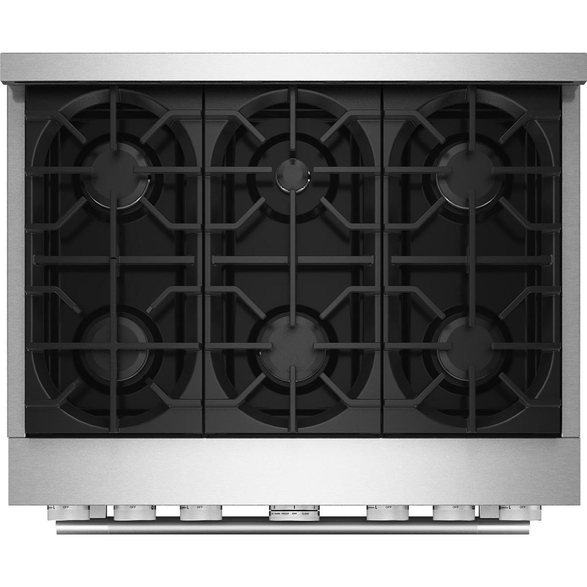 KitchenAid 36-inch Slide-in Gas Range with 6 Burners KFGS936SSS IMAGE 4