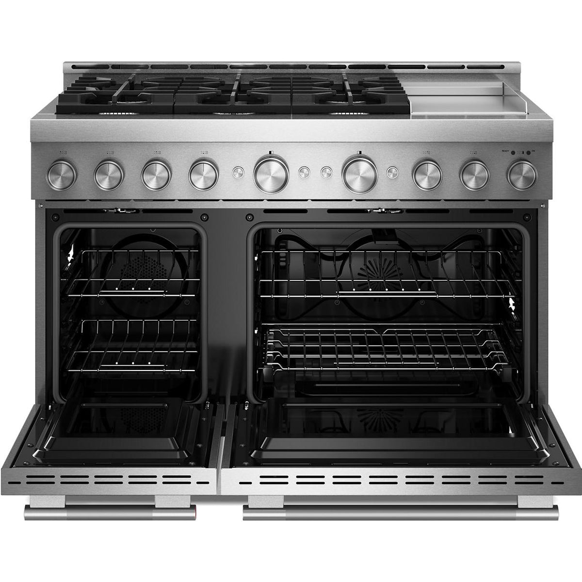 KitchenAid 48-inch Freestanding Gas Range with 6 Burners and Griddle KFGD948SSS IMAGE 3