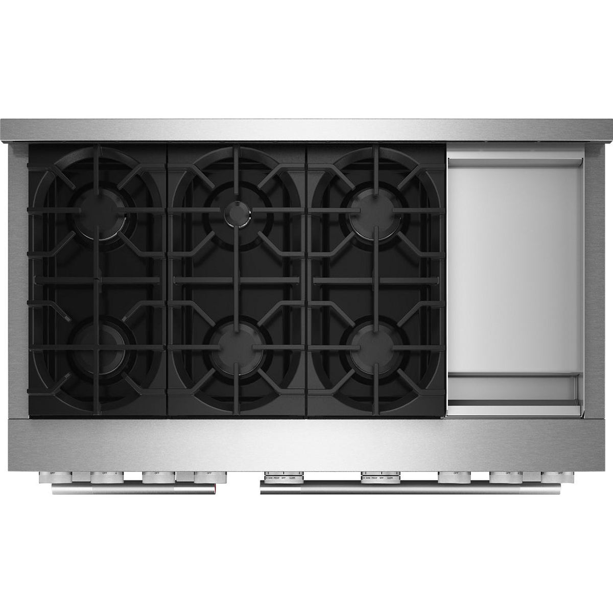 KitchenAid 48-inch Freestanding Gas Range with 6 Burners and Griddle KFGD948SSS IMAGE 4