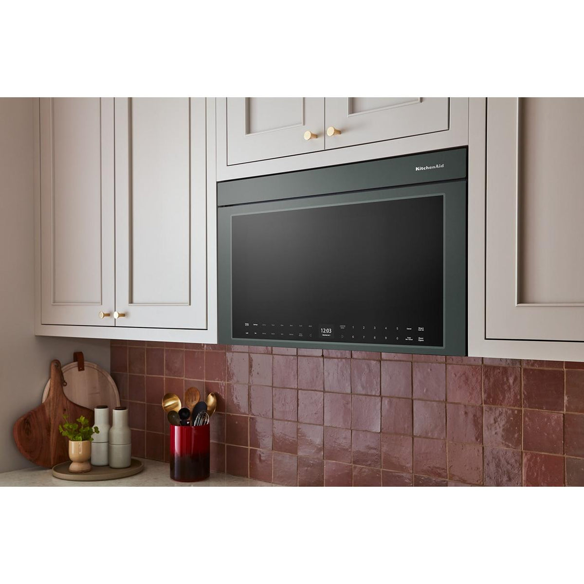 KitchenAid 30-inch, 1.1 cu. ft. Over-the-Range Microwave Oven with Air Fry Technology YKMMF530PJP IMAGE 10