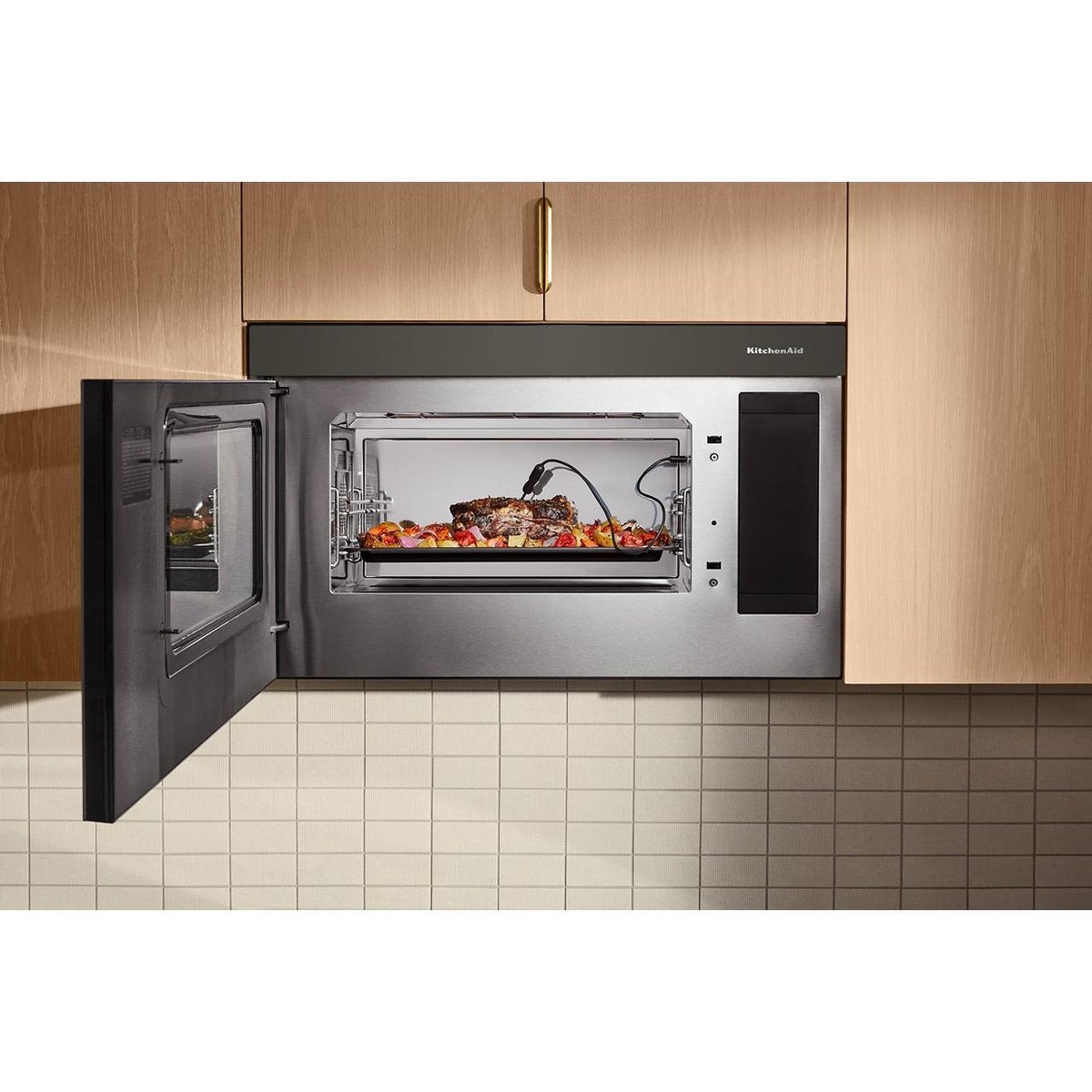 KitchenAid 30-inch, 1.1 cu. ft. Over-the-Range Microwave Oven with Air Fry Technology YKMMF730PBE IMAGE 7