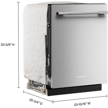 KitchenAid Built-in Dishwasher with 30+ Total Wash Jets KDTS224SPS IMAGE 4