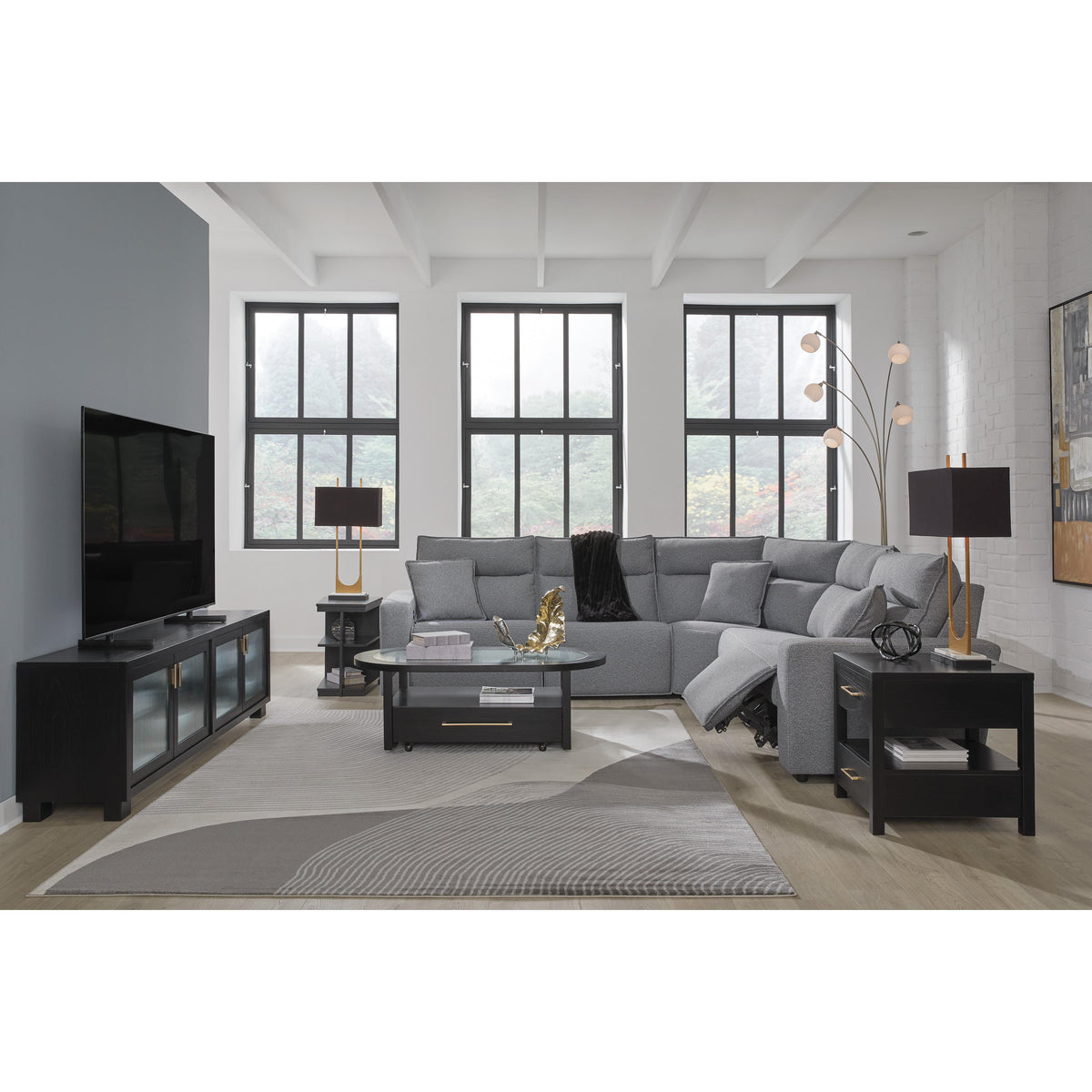 Signature Design by Ashley ModMax II 6590631 Power Armless Recliner with Adjustable Headrest IMAGE 5