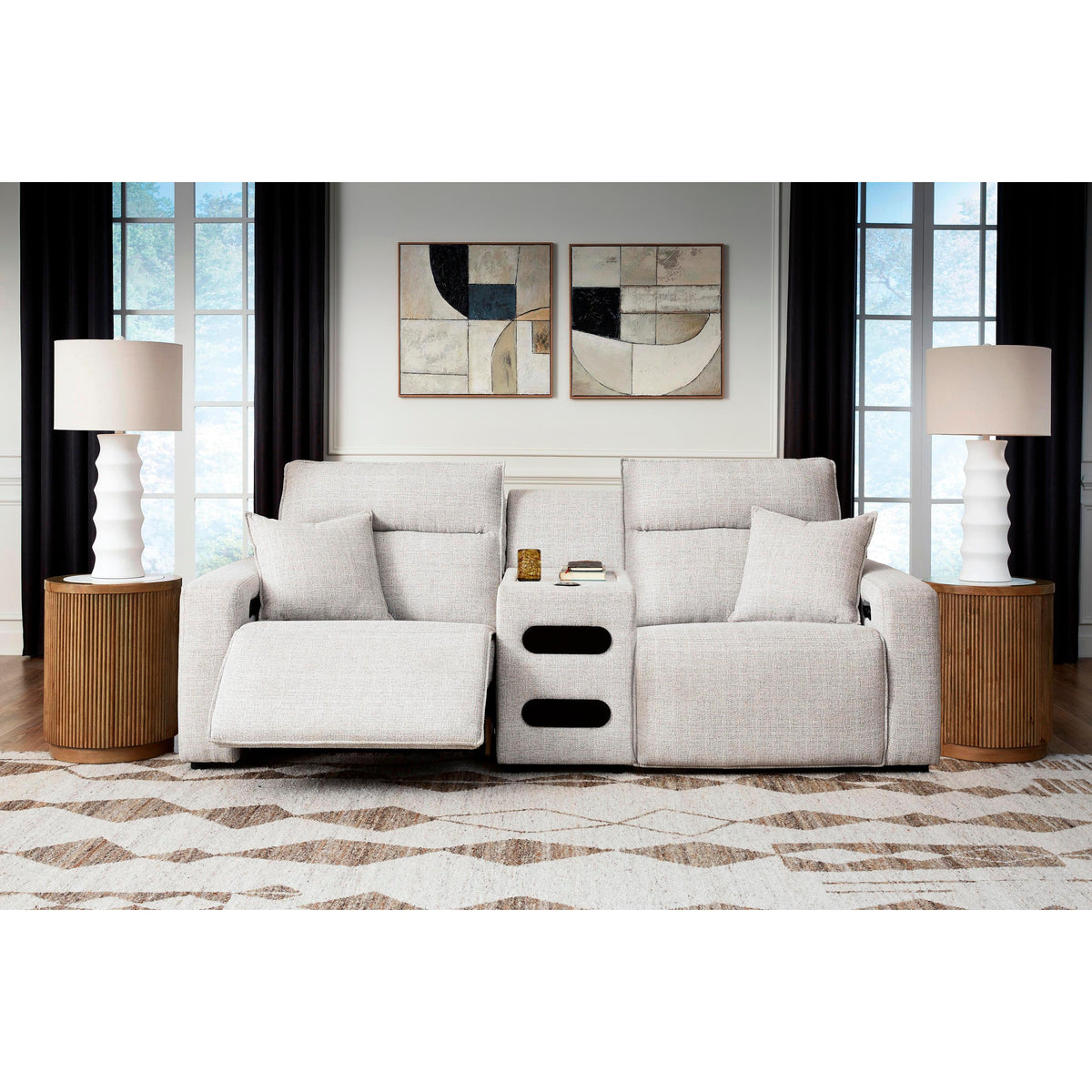 Signature Design by Ashley ModMax II 65907S2 3 pc Power Reclining Sectional IMAGE 2