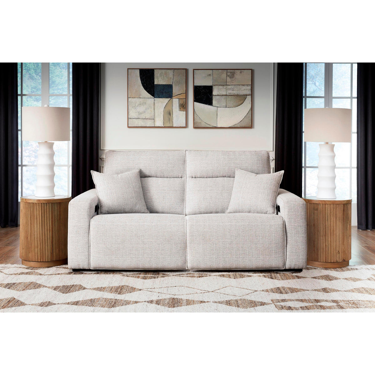 Signature Design by Ashley ModMax II 65907S21 2 pc Reclining Loveseat IMAGE 1