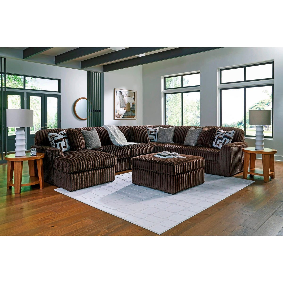 Signature Design by Ashley Midnight-Madness 98104S23 6 pc Sectional with Chaise IMAGE 5