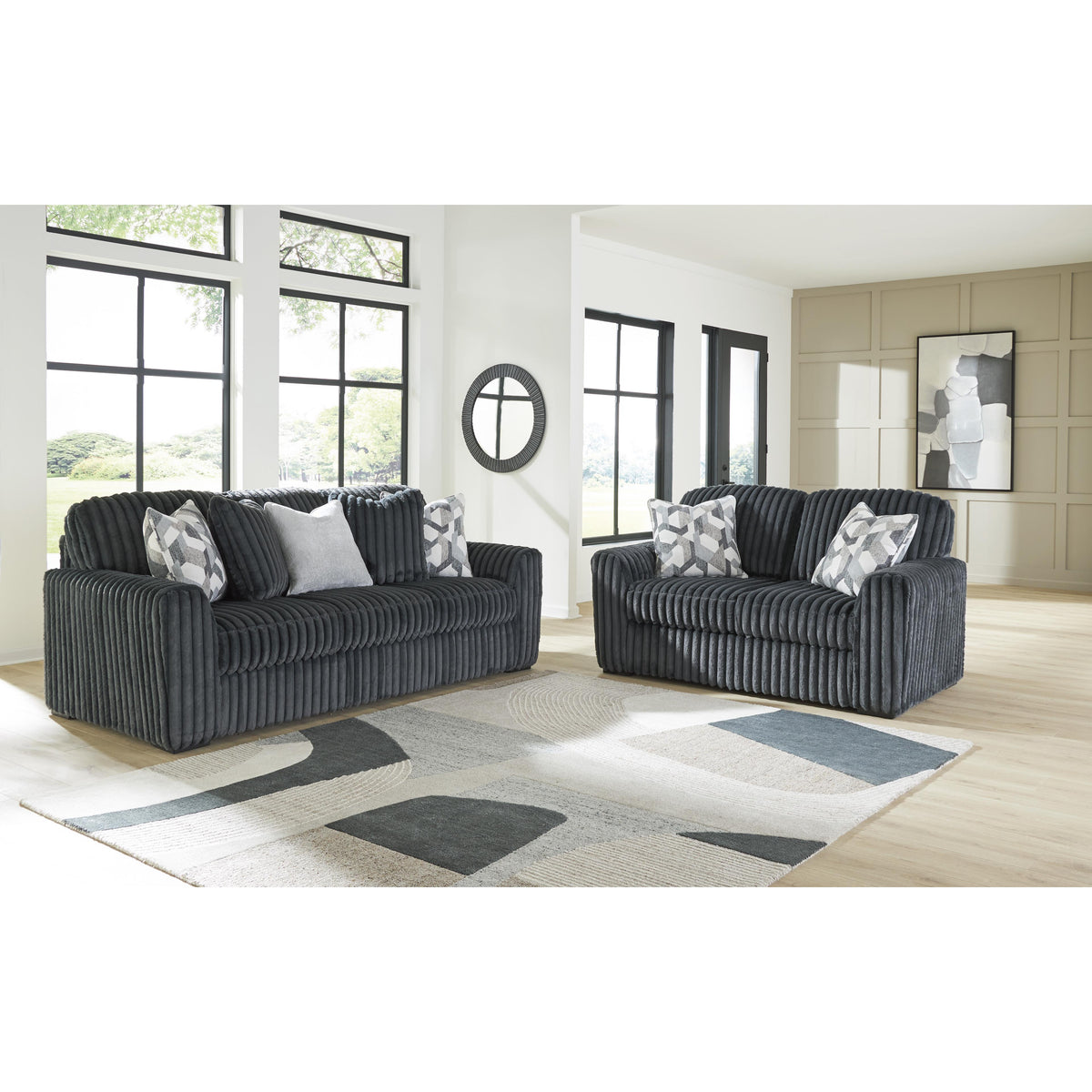 Signature Design by Ashley Midnight-Madness 9810535 Loveseat IMAGE 5