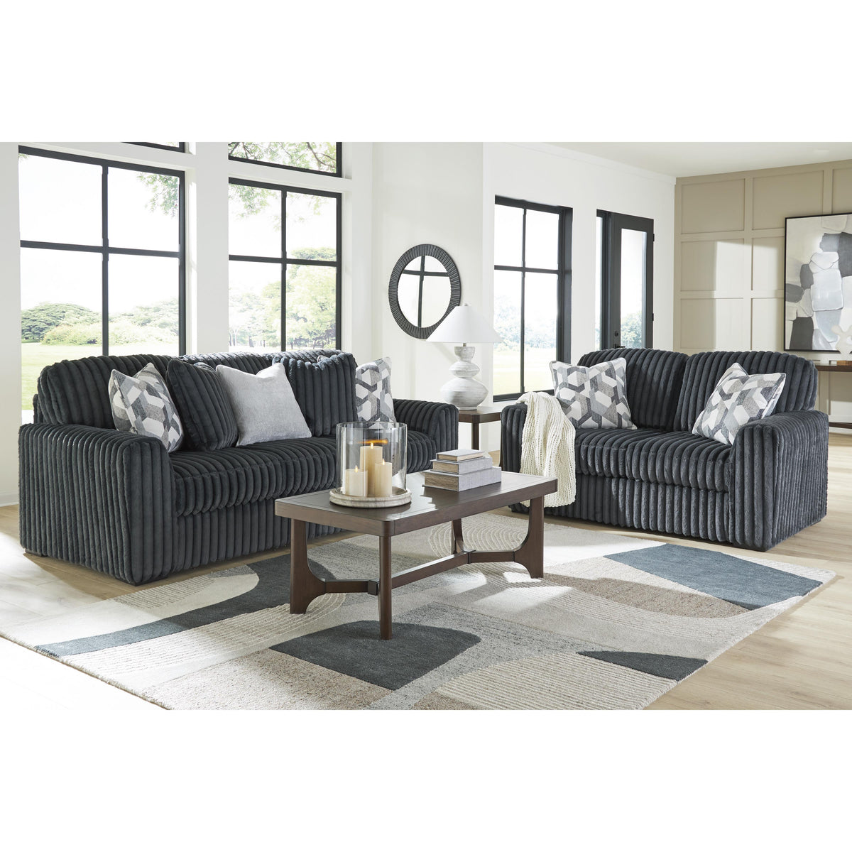 Signature Design by Ashley Midnight-Madness 9810535 Loveseat IMAGE 6