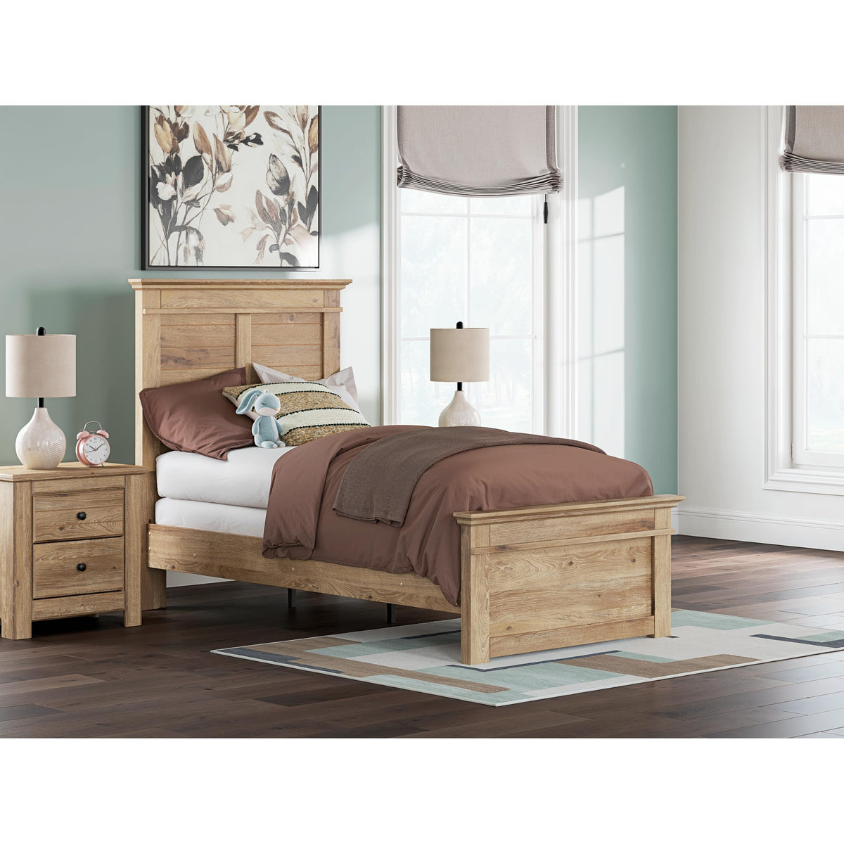 Signature Design by Ashley Makidern PCB1170B18 Twin Panel Bed IMAGE 2