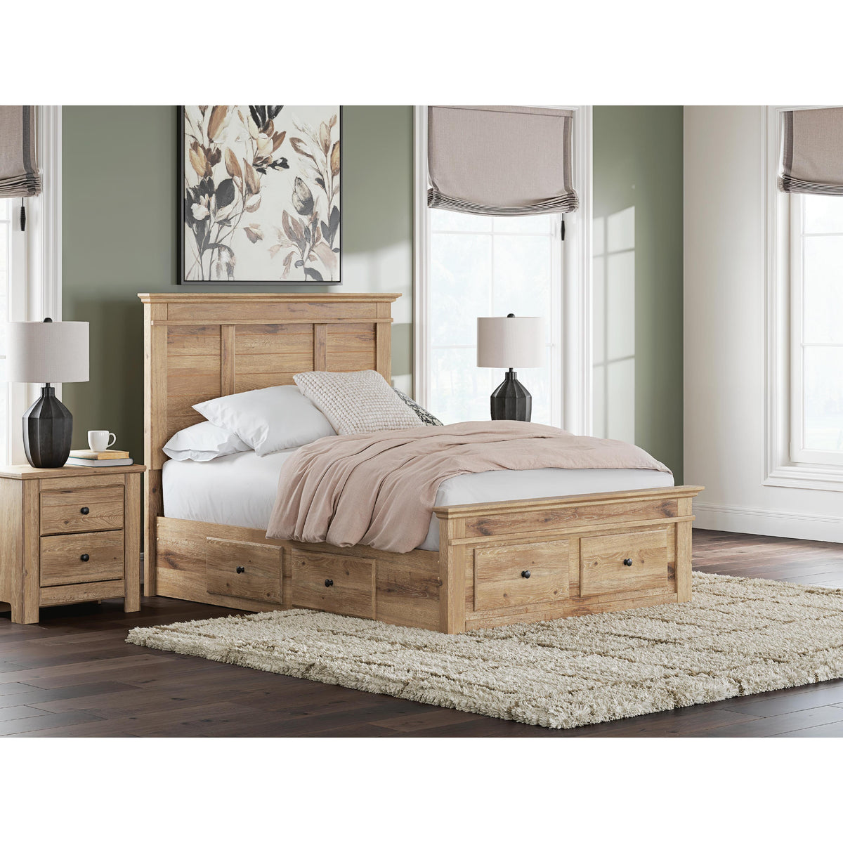Signature Design by Ashley Makidern PCB1170B35 Full Panel Storage Bed IMAGE 2