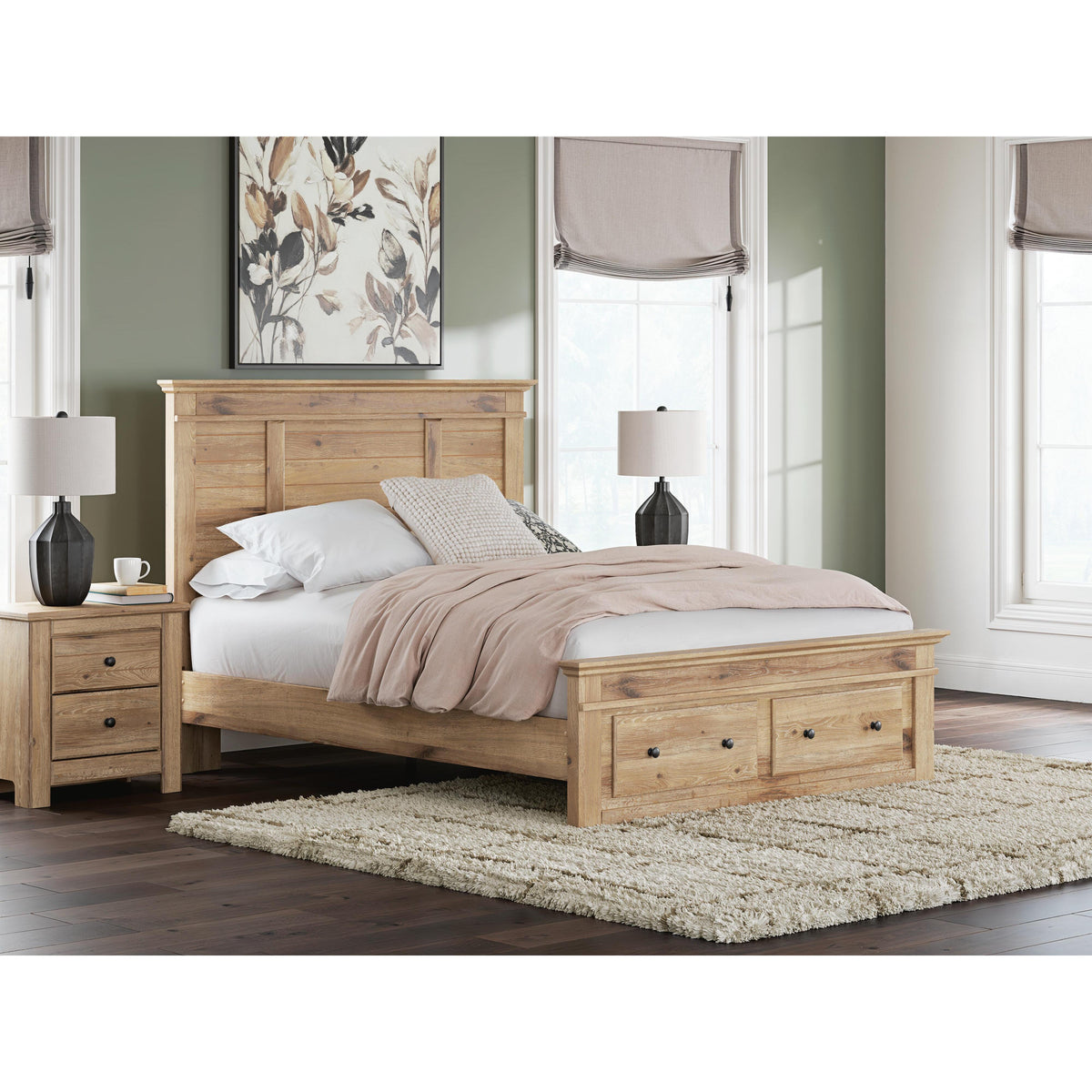 Signature Design by Ashley Makidern PCB1170B4 Queen Panel Storage Bed IMAGE 2
