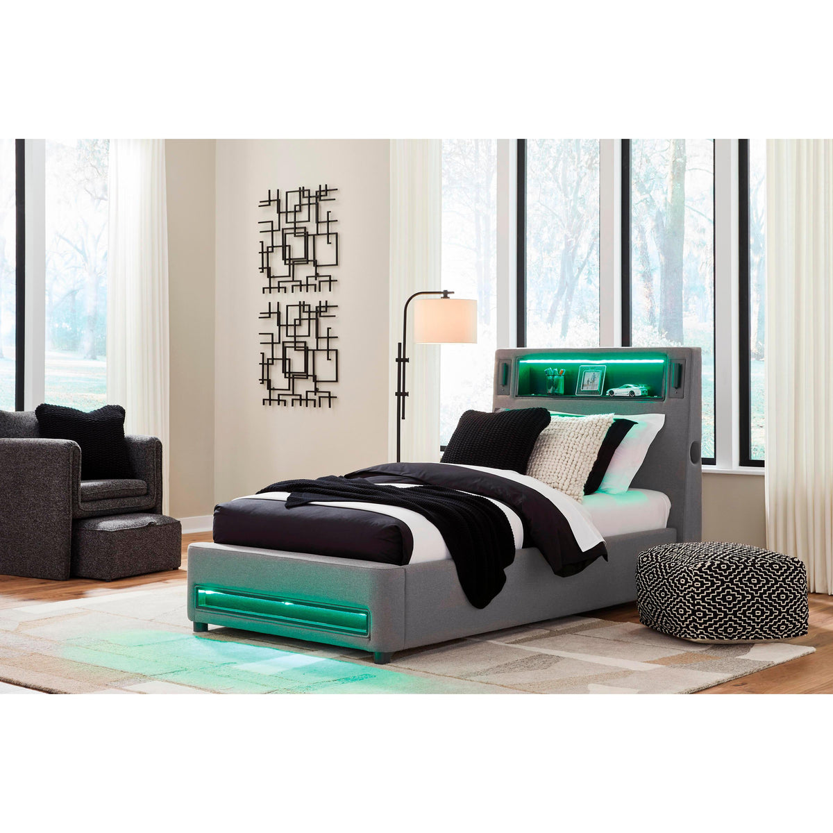 Signature Design by Ashley Verishaw PCB2721B23 Twin Upholstered Bed IMAGE 11