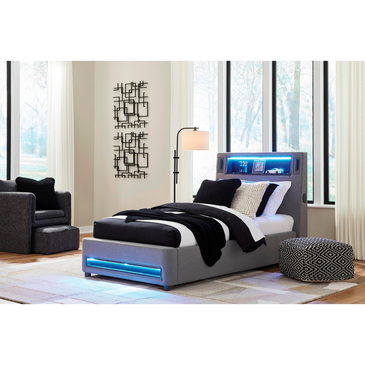 Signature Design by Ashley Verishaw PCB2721B23 Twin Upholstered Bed IMAGE 7