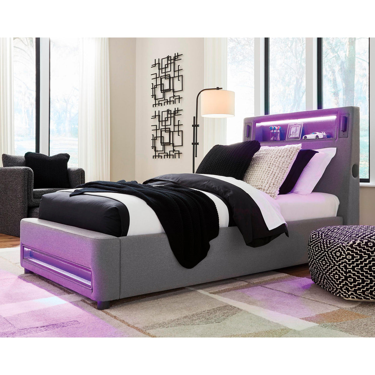 Signature Design by Ashley Verishaw PCB2721B23 Twin Upholstered Bed IMAGE 8