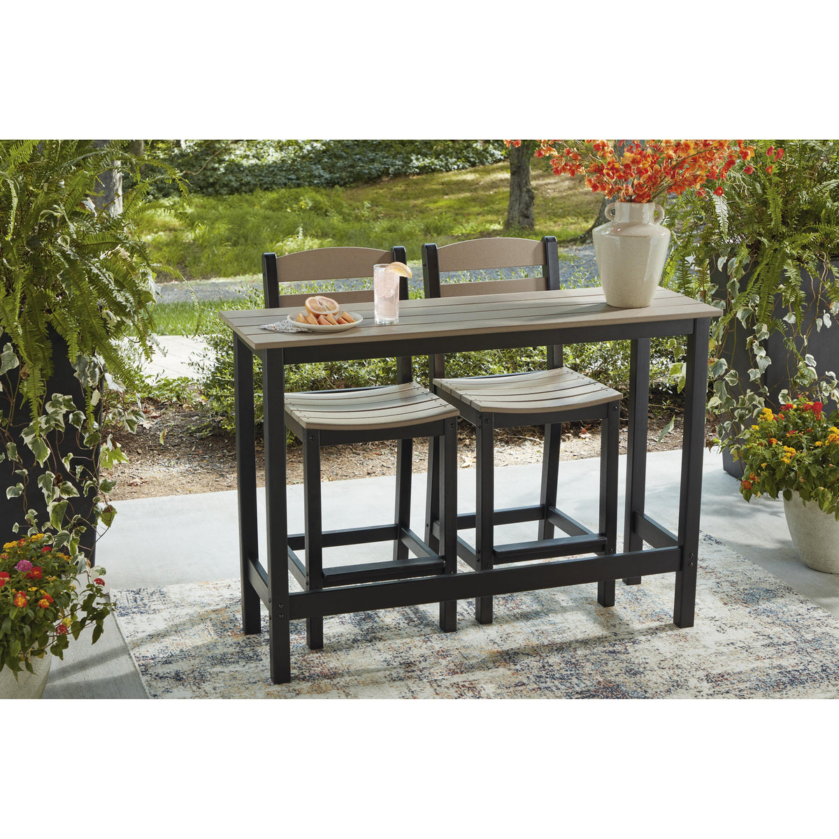 Signature Design by Ashley Shoreline Beach PCP221-113 Counter Table Set IMAGE 8