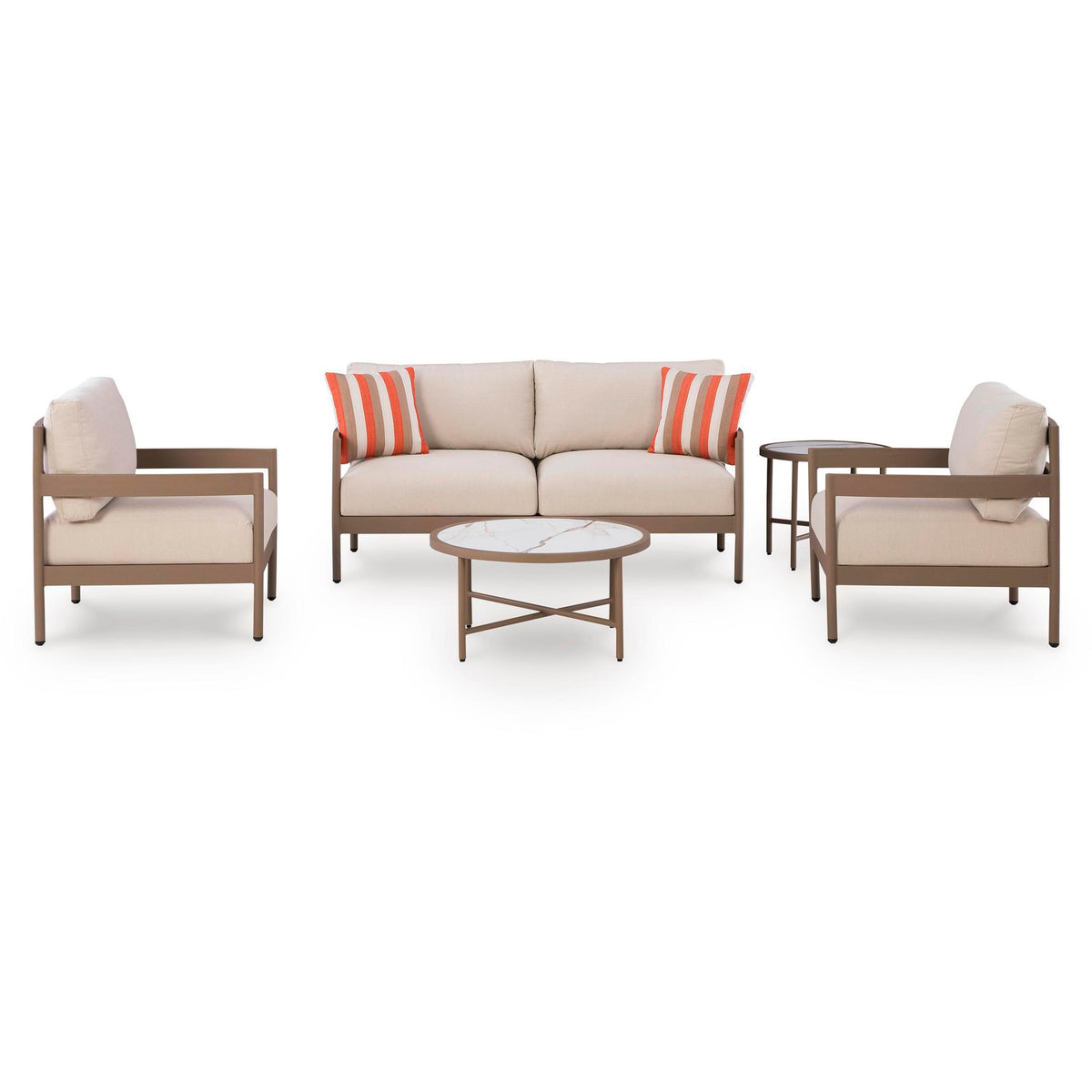 Signature Design by Ashley Bluff Trail PCP383-080 Love/Chairs/Tables Set IMAGE 1
