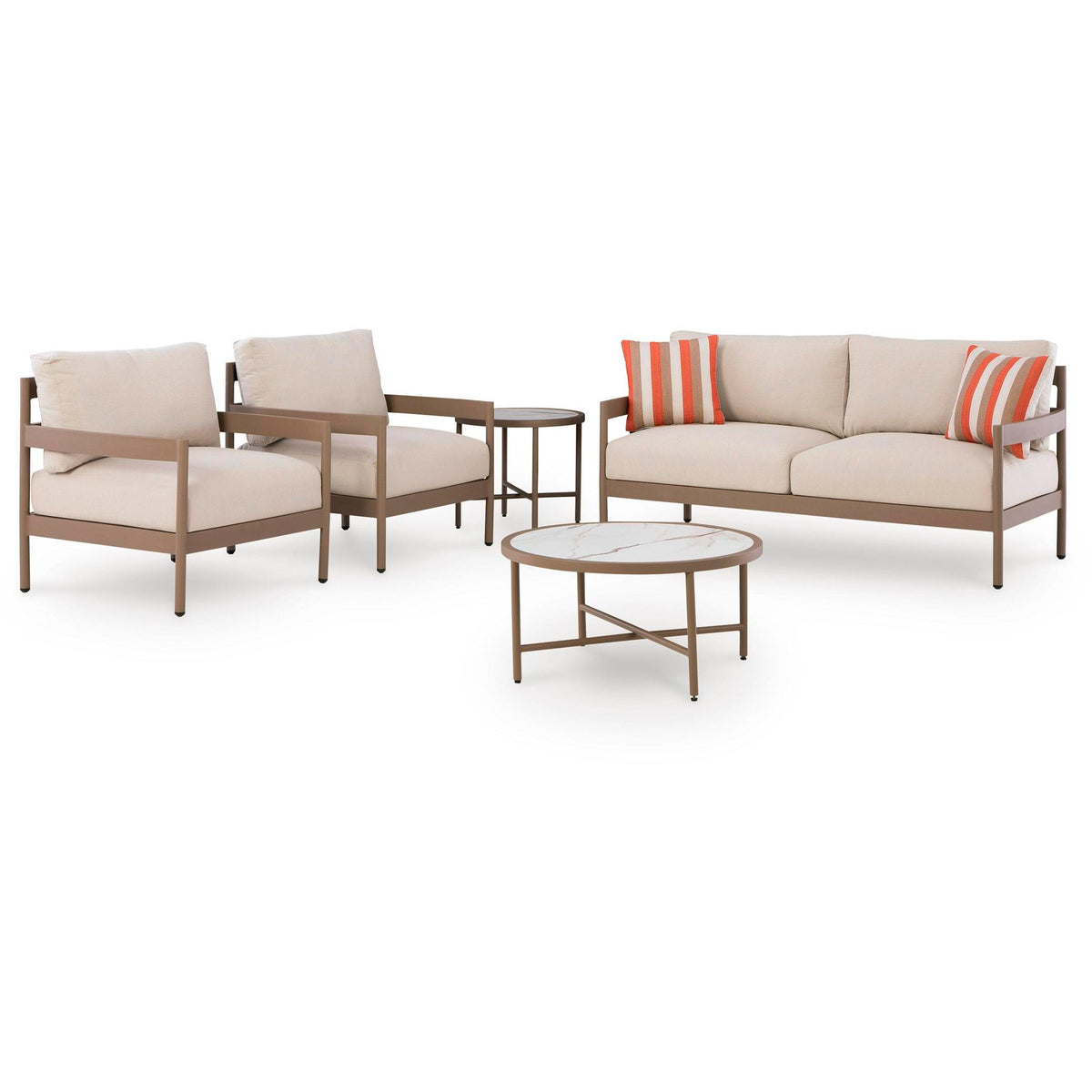 Signature Design by Ashley Bluff Trail PCP383-080 Love/Chairs/Tables Set IMAGE 2