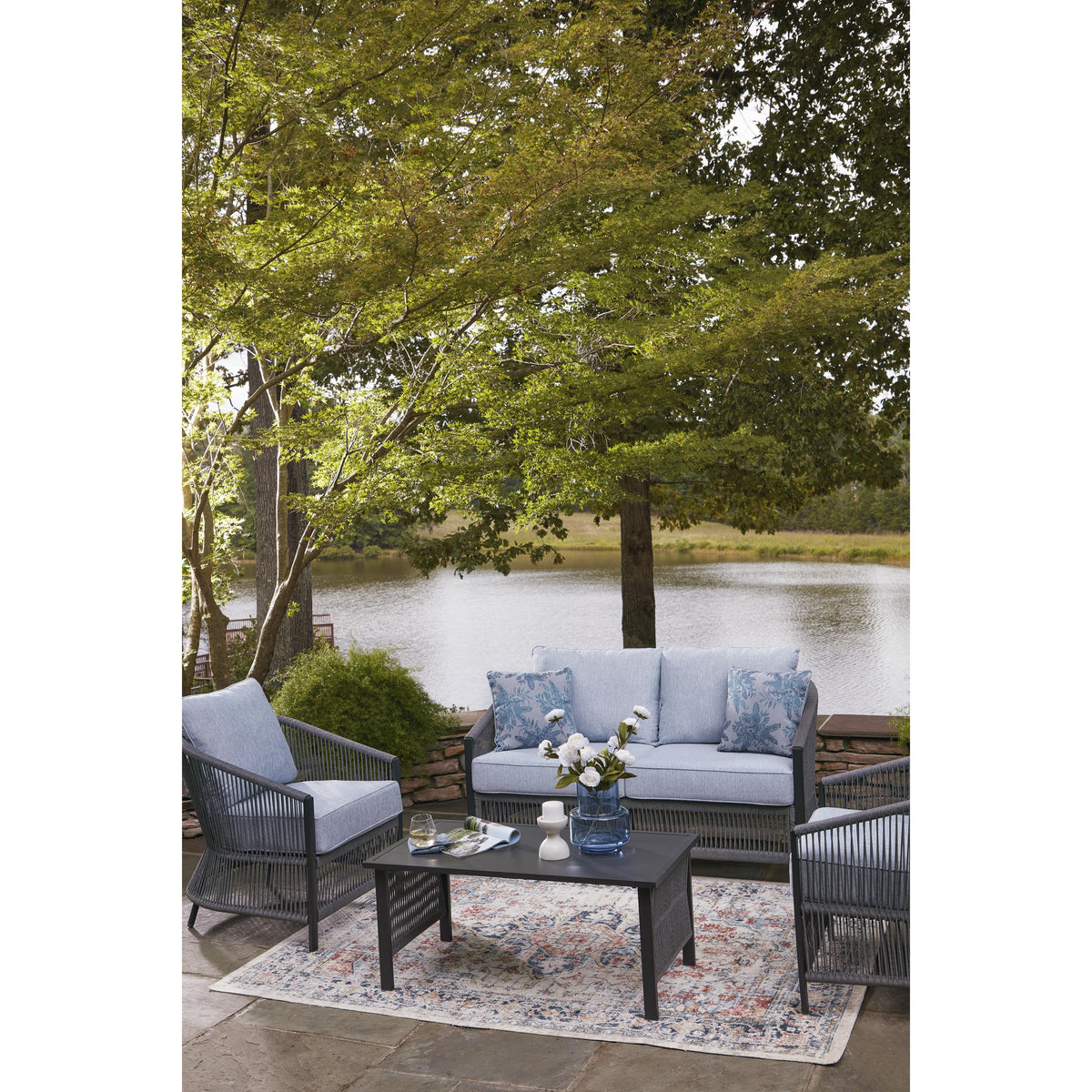 Signature Design by Ashley Bridges Beach PCP391-080 Love/Chairs/Table Set IMAGE 7
