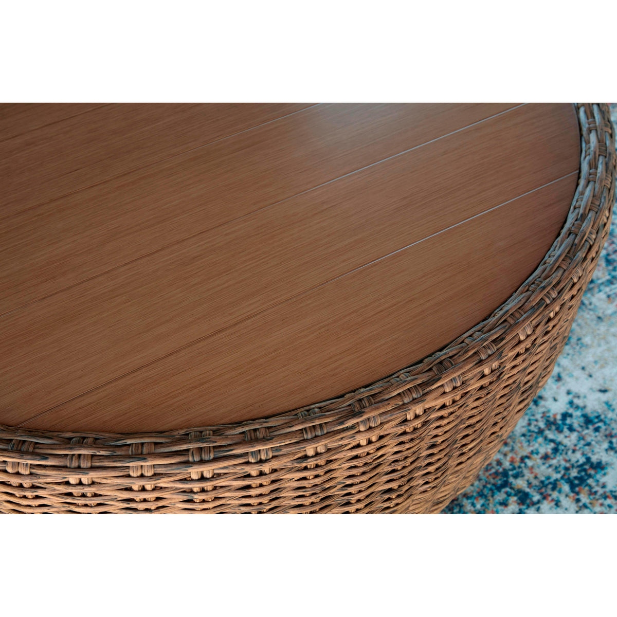 Signature Design by Ashley Double Point PCP503-708 Round Cocktail Table IMAGE 4